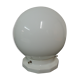 Ceramic neck globe ceiling light