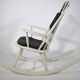Fauteuil à bascule design suédois des années 1970