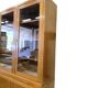 XL vintage wooden display cabinet / sideboard / wall unit