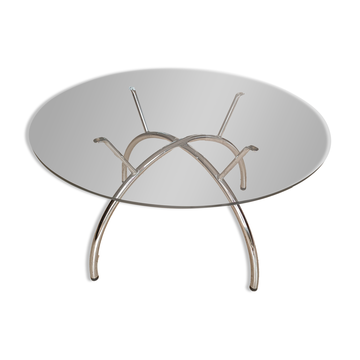 IKEA glass coffee table, 1980s