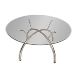 IKEA glass coffee table, 1980s