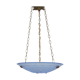 Suspension cava Art Deco 1 Fire in blue glass. Signed Delmas. Year 30
