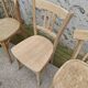 antique sandblasted bistro chairs