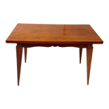 Ancienne table basse scandinave pieds fuseaux