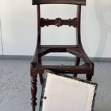 Mahogany dining room set, work in English 19th century