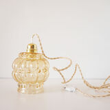 Vintage molded glass globe player