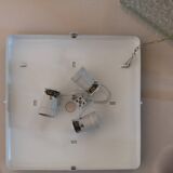 Large square ceiling light Holophane DC 3x75 W