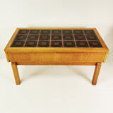 Table d'appoint avec tiroirs, Danemark, années 1960