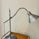 Large vintage Aluminor steel lamp