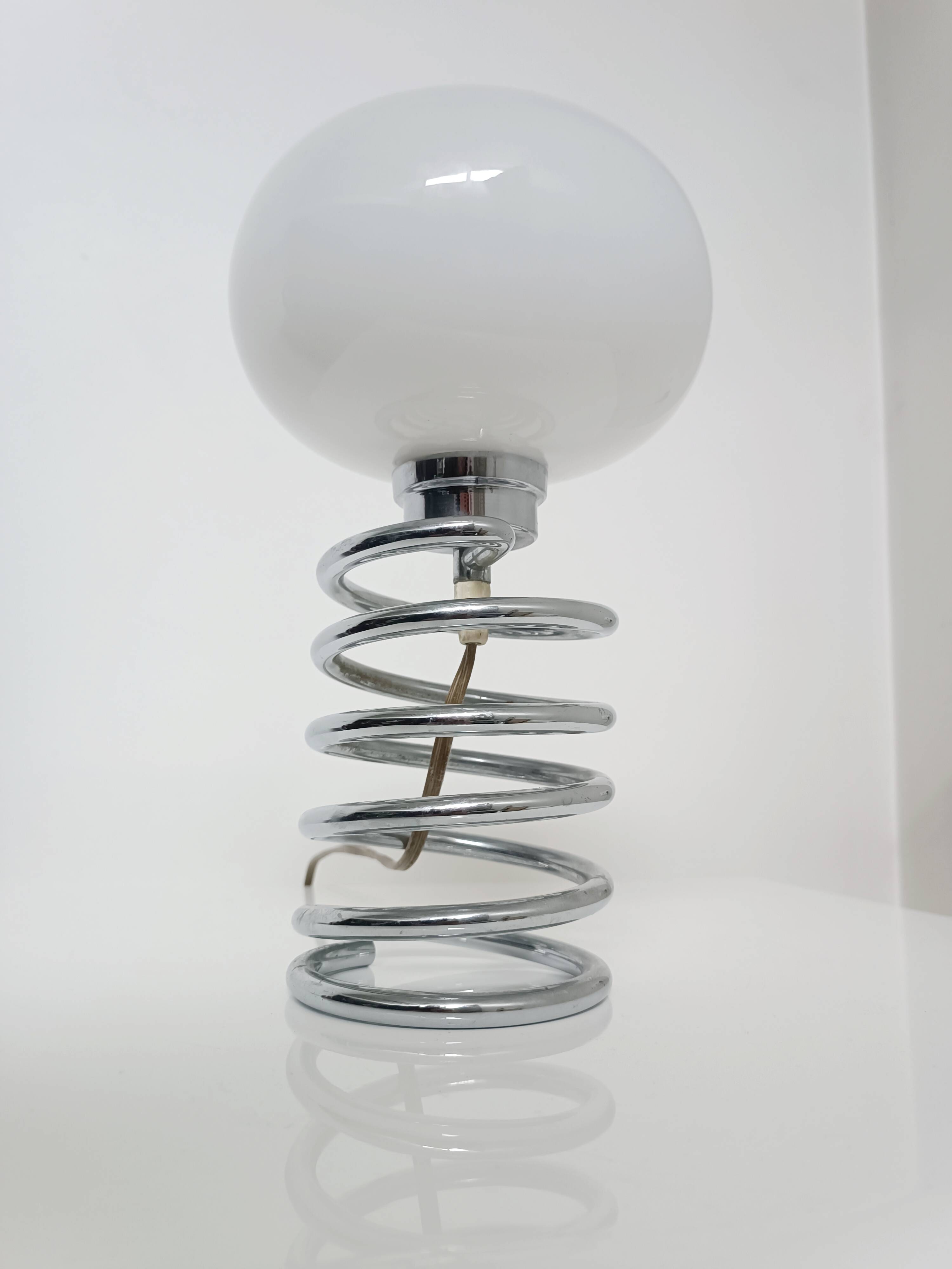 Spring lamp by Ingo Maurer for Honsel 1970s