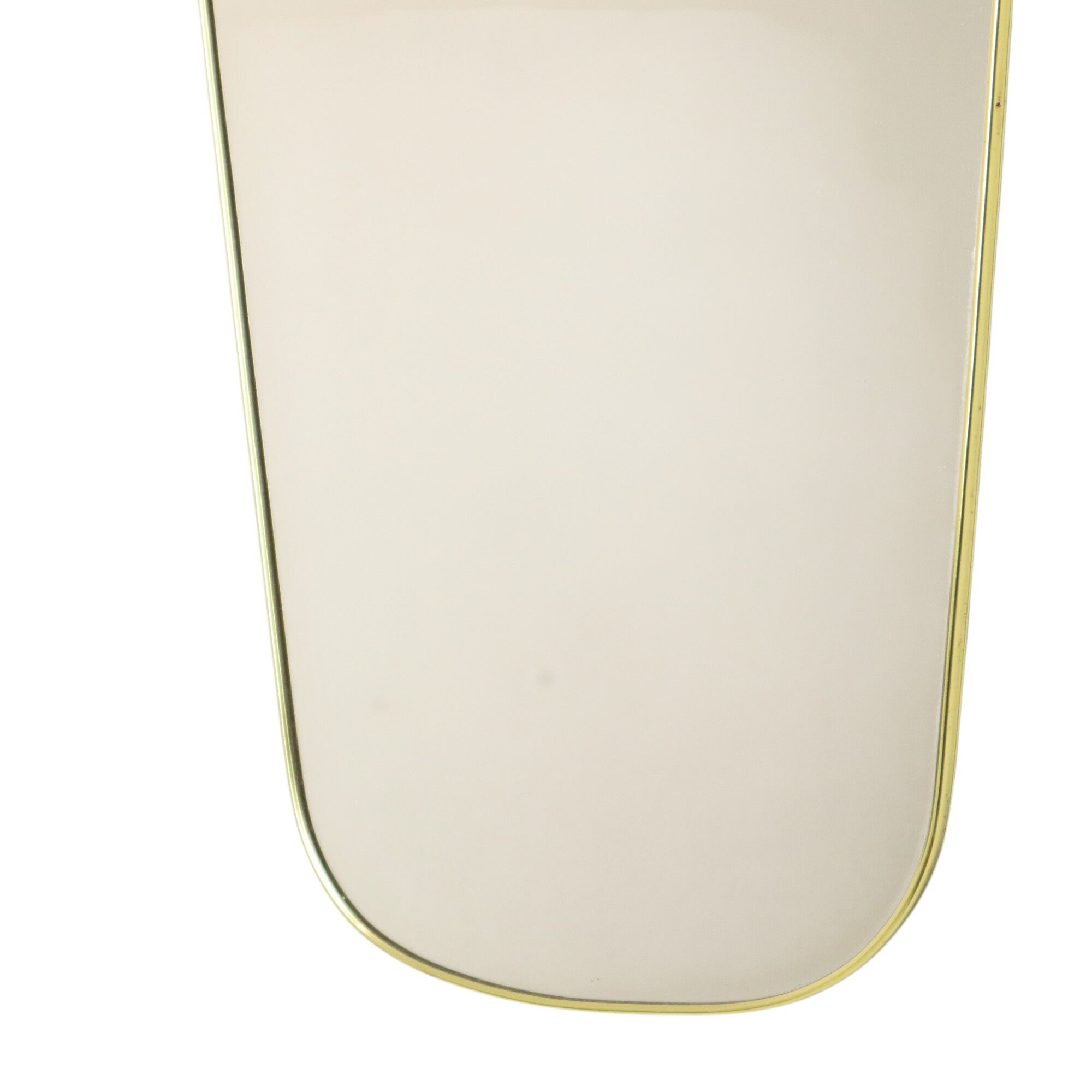 Vintage Rockabilly Freeform Mirror Gold Fifties Design 61cm