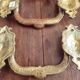 Pair of Louis XV style handles, bronze