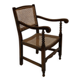 Art Deco chair minimalist oak wicker minimalist design