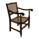 Art Deco chair minimalist oak wicker minimalist design