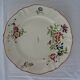 Large dish Sarreguemines 513112 faience old flowers STRASBOURG