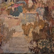 Tapisserie de laine "Verdure Flamande" de la manufacture Robert Four