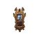 Miroir doré de style baroque italien, années 1950
