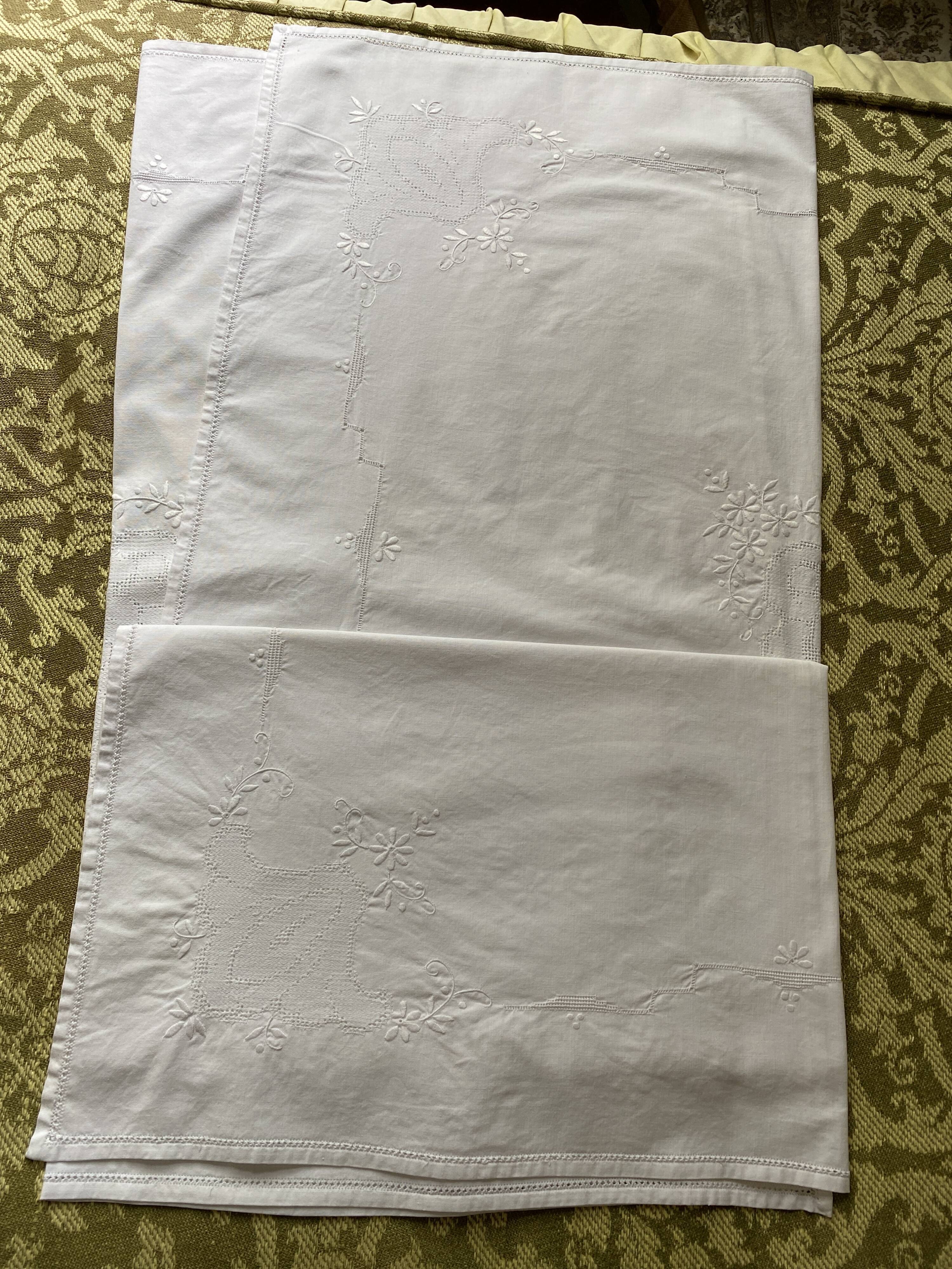 Embroidered tablecloth