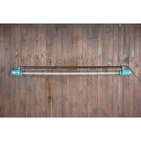 Industrial refurbished cage blue lamp