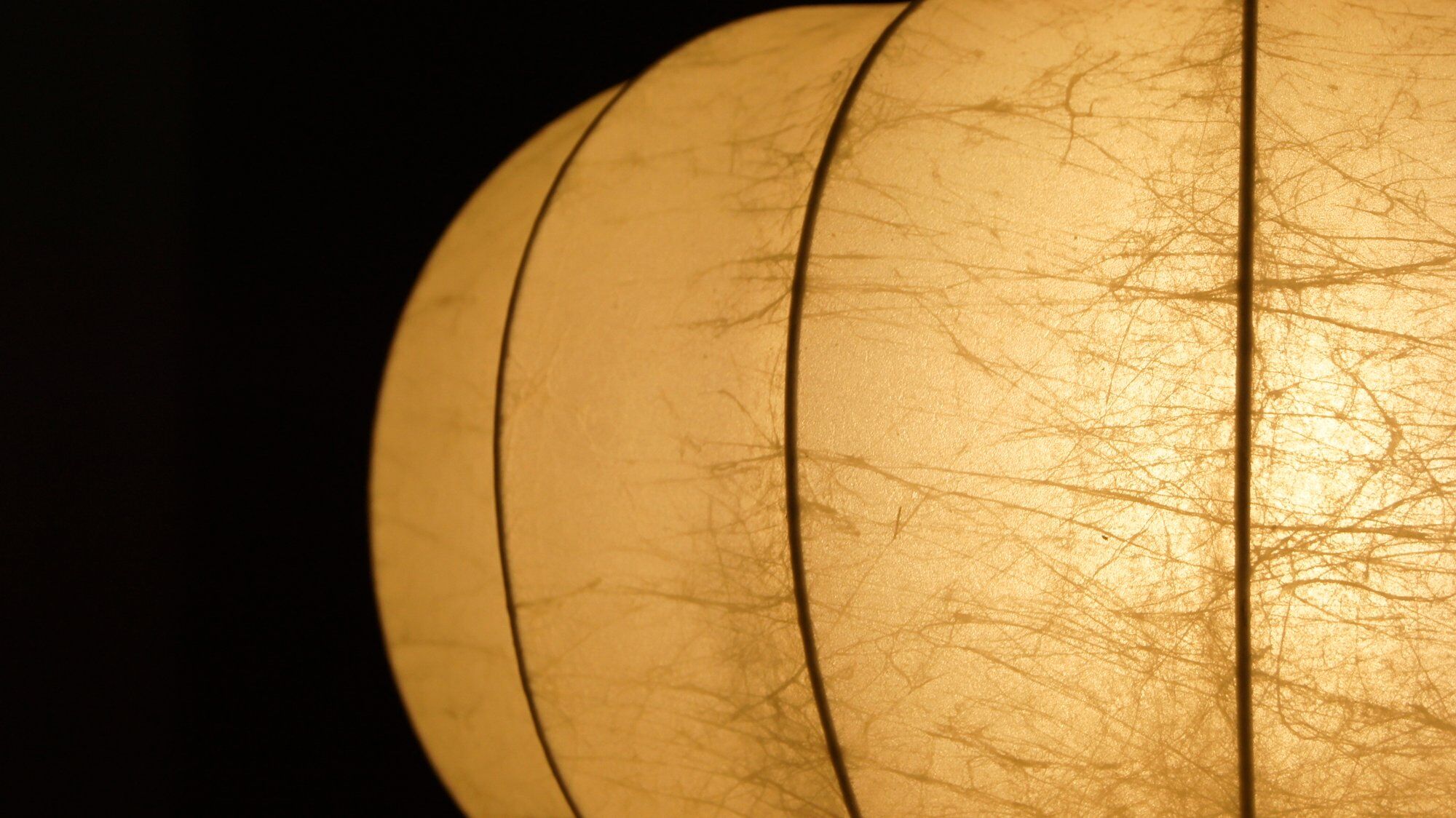 Mid-century german cocoon pendant lamp