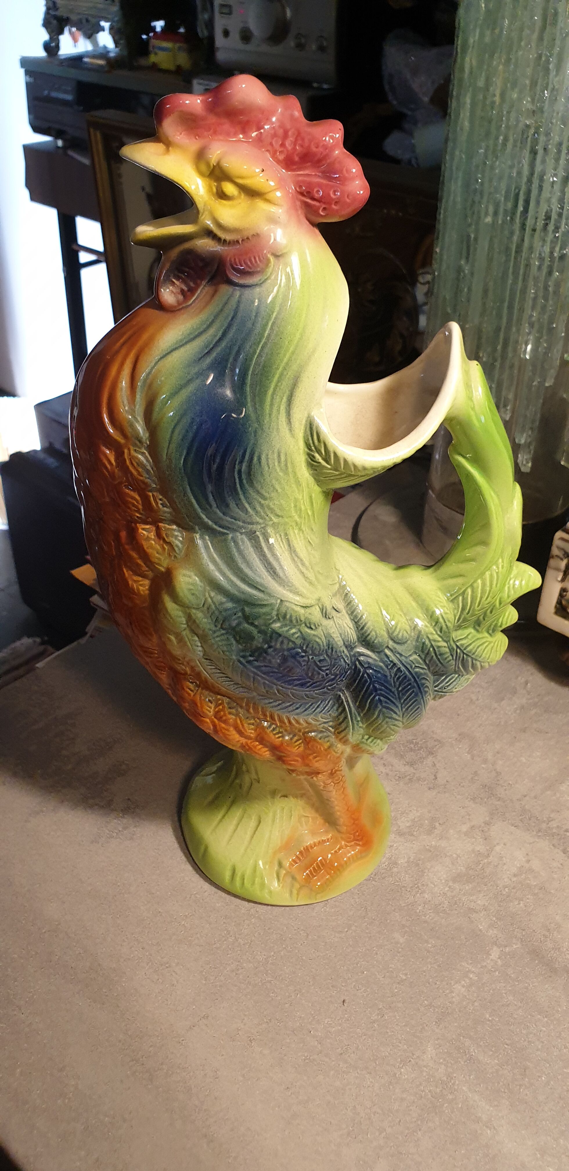 Ceramic rooster St Clément