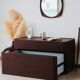 Commode italienne vintage en wengé – design 1970/80