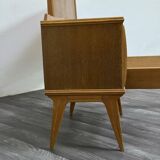 Single Bed and Nightstand attributed to Gio Ponti, 1940s, Set of 2
