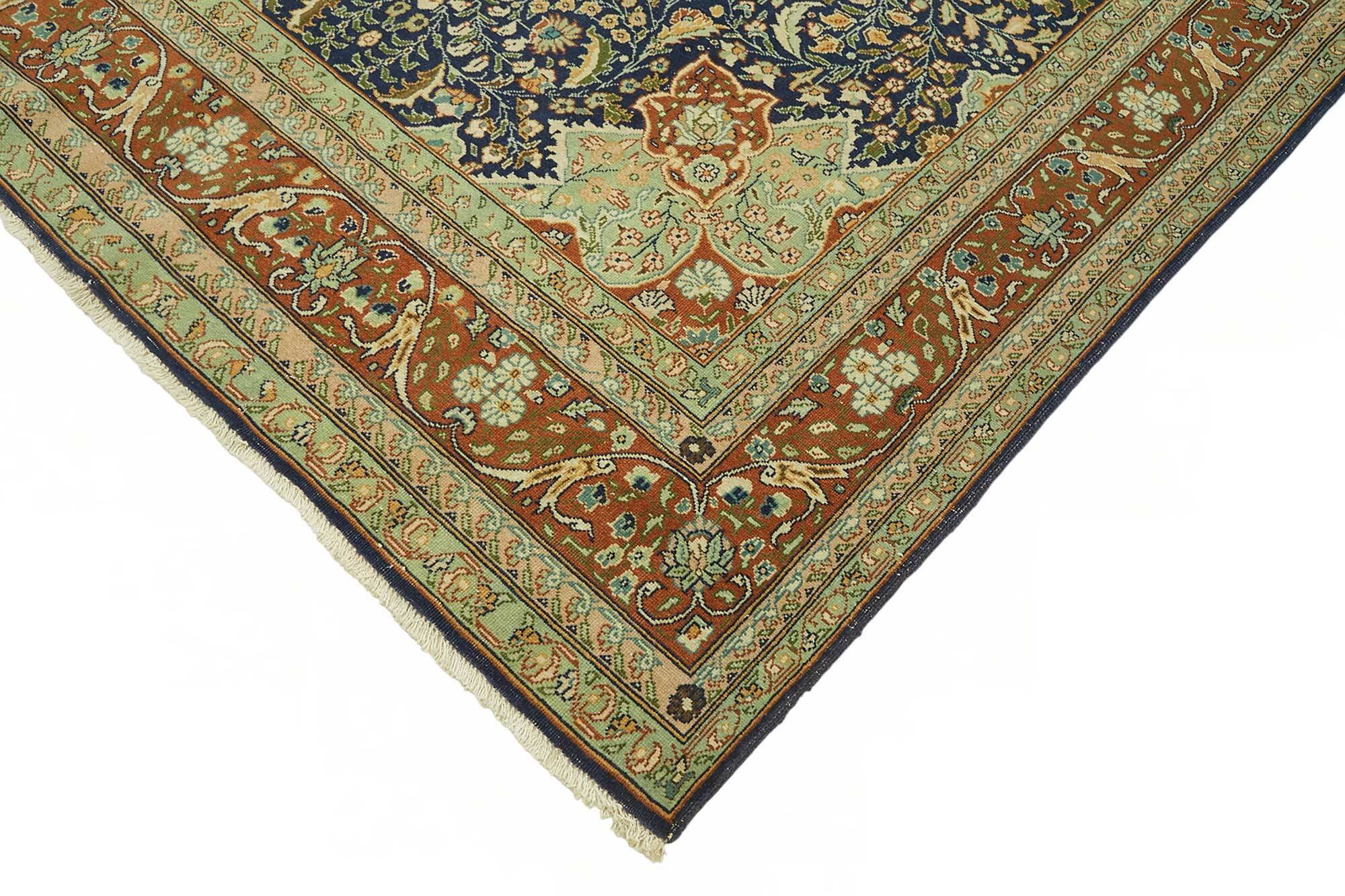 Tapis vintage en laine turque Kayseri 193 cm x 276 cm