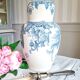 Old pitcher in ironstone faience Longwy