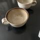 stoneware teapot and cups