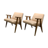 Paire de fauteuils conçus par Józef Chierowski 60