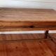 Table de ferme ancienne en bois de hêtre XIXème