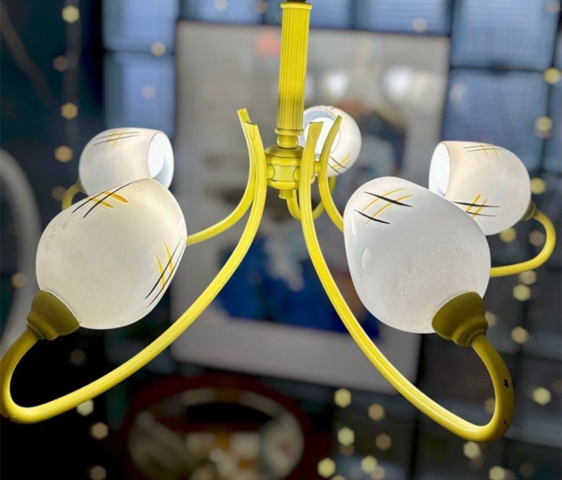 Luminaire spider vintage