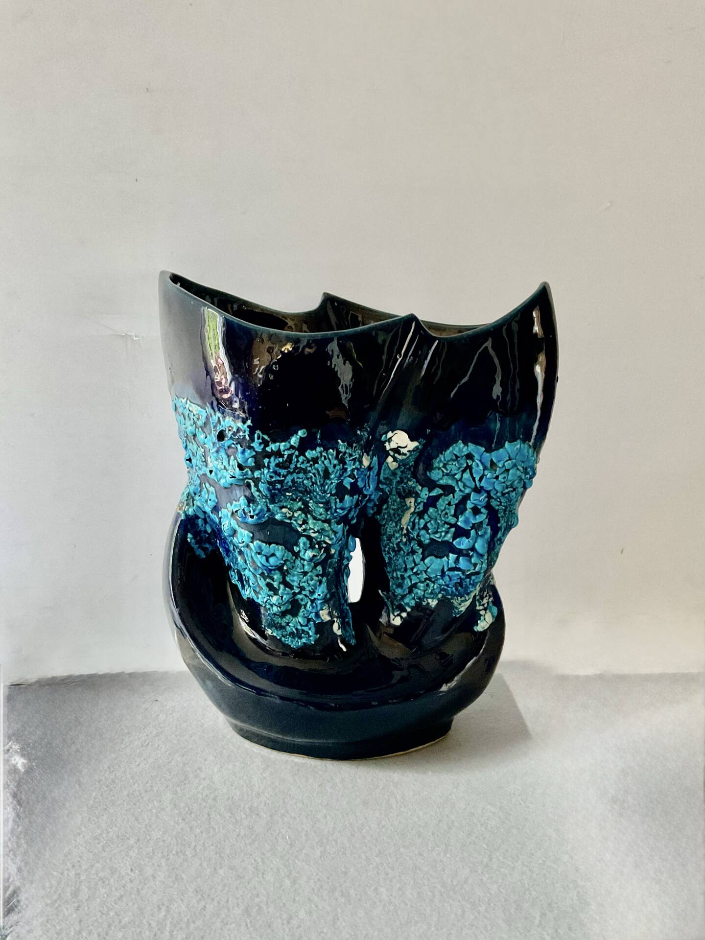 Vase Vallauris Fat Lava