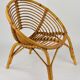 Fauteuil rotin vintage pour enfant