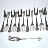 Set of 12 RENEKA cake dessert forks Victoria Spatours contour model 15cm