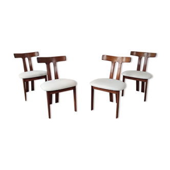 4 chaises scandinaves, années 60