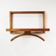 Modernist extendable wall coat rack, Denmark 1970s.