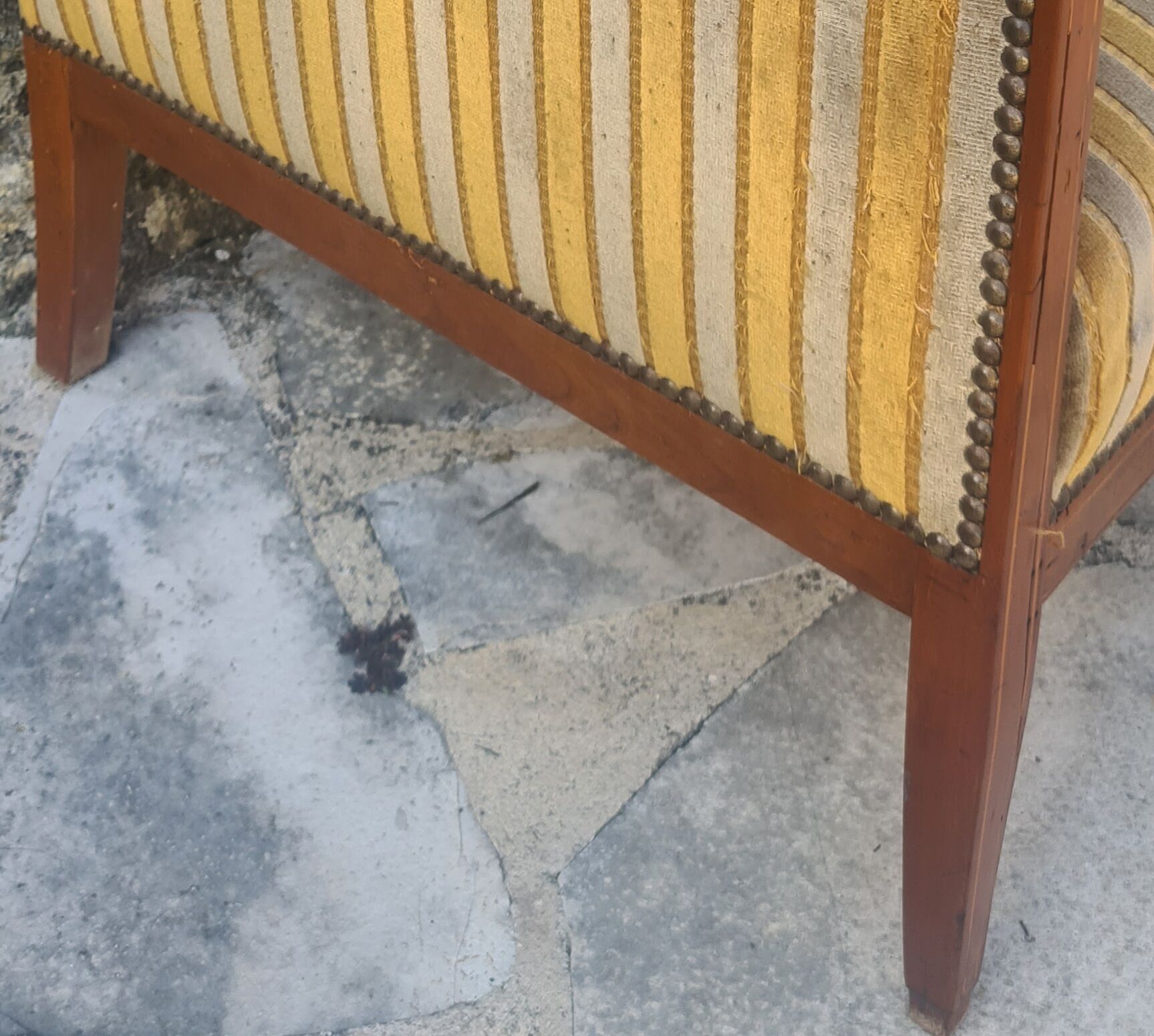 Art deco bench of the 50s