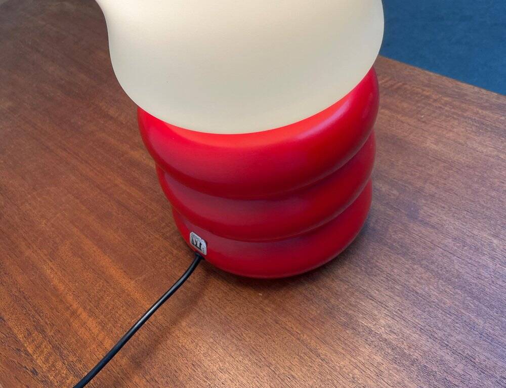 Giant table lamp or floor lamp in the shape of a light bulb from the mid-century German space age by Ingo Maurer for M Design, 1960s.