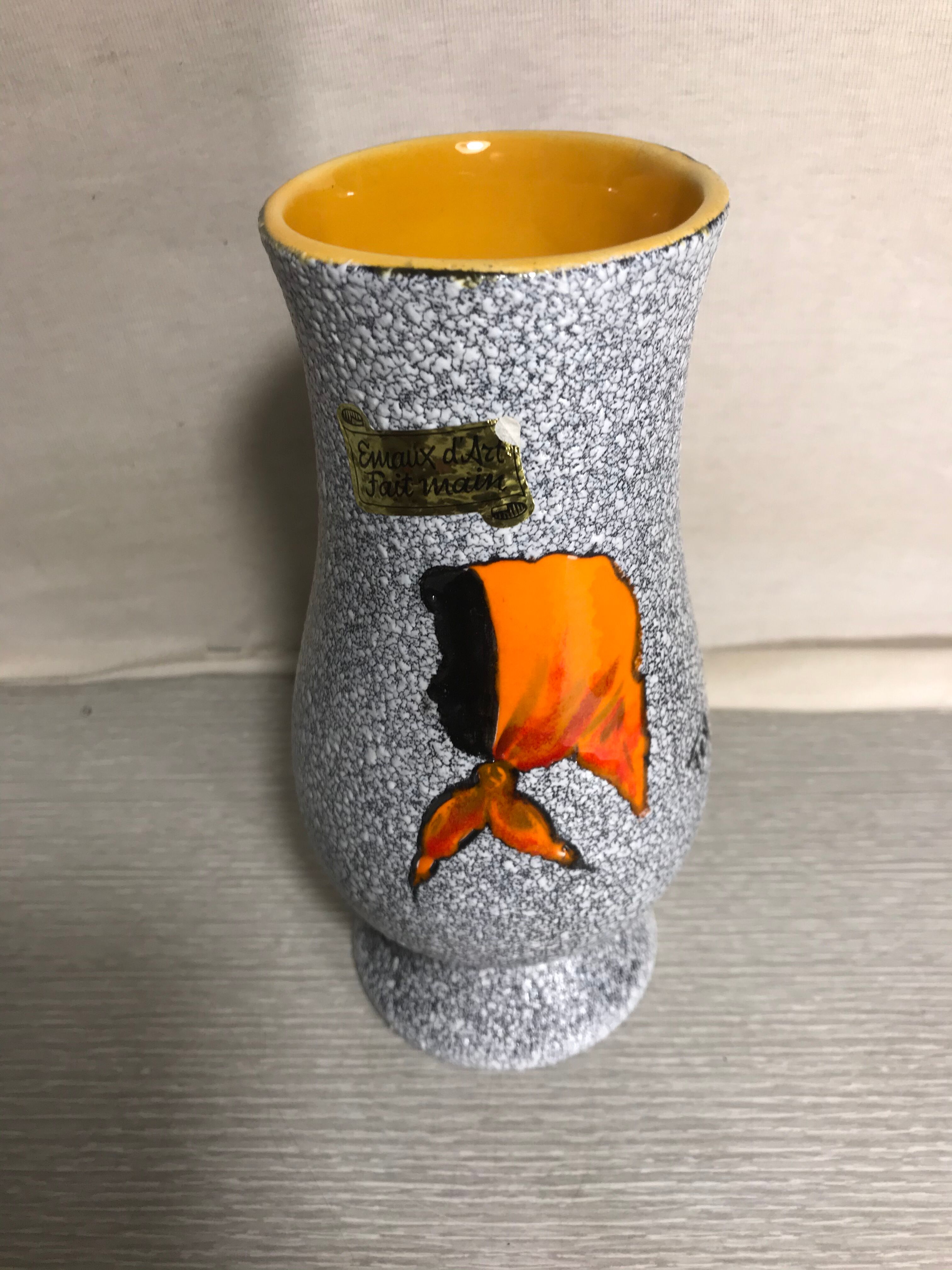 Lot 15 ancient ceramics enamelled Tess