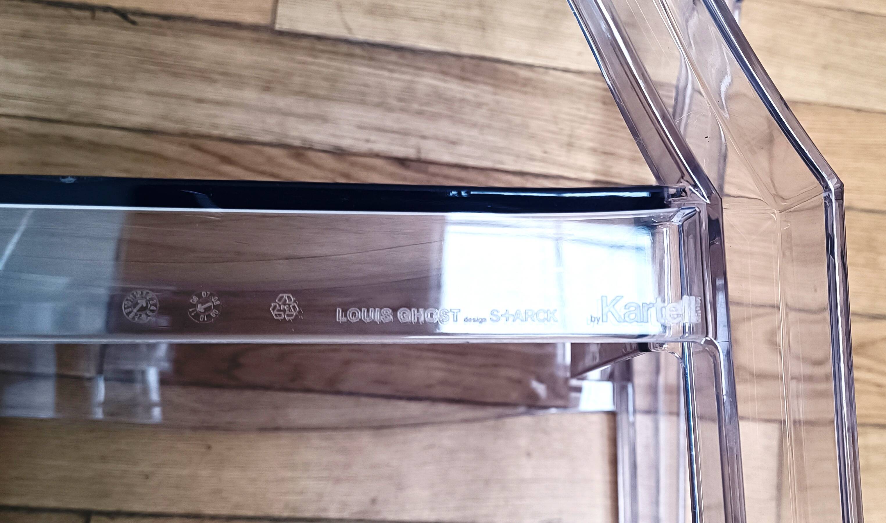 Pair of Louis Ghost chairs, Philippe Starck