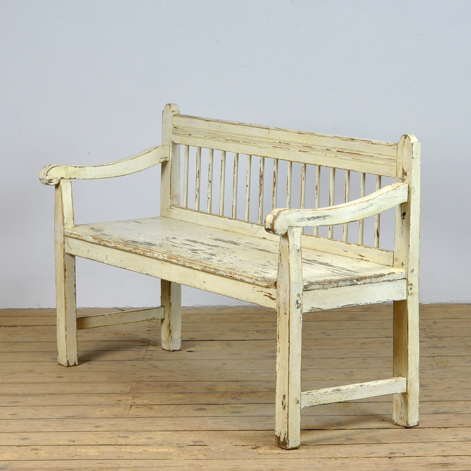 Antique Pine Bench, 1930s