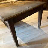 Large oak farmhouse table from the late 19th century