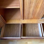 Wall unit / bookcase Italian Luigi Bartolini 1960
