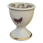 Pretty little vintage egg cup in Limoges porcelain