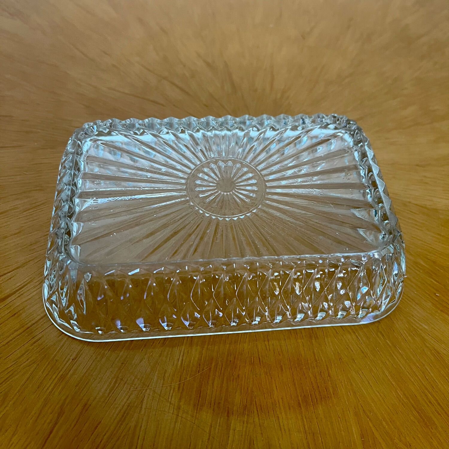 Vintage glass dish 1960