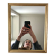 Gilded wooden mirror 50s