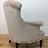 Napoleon III toad armchair forms lambrequin