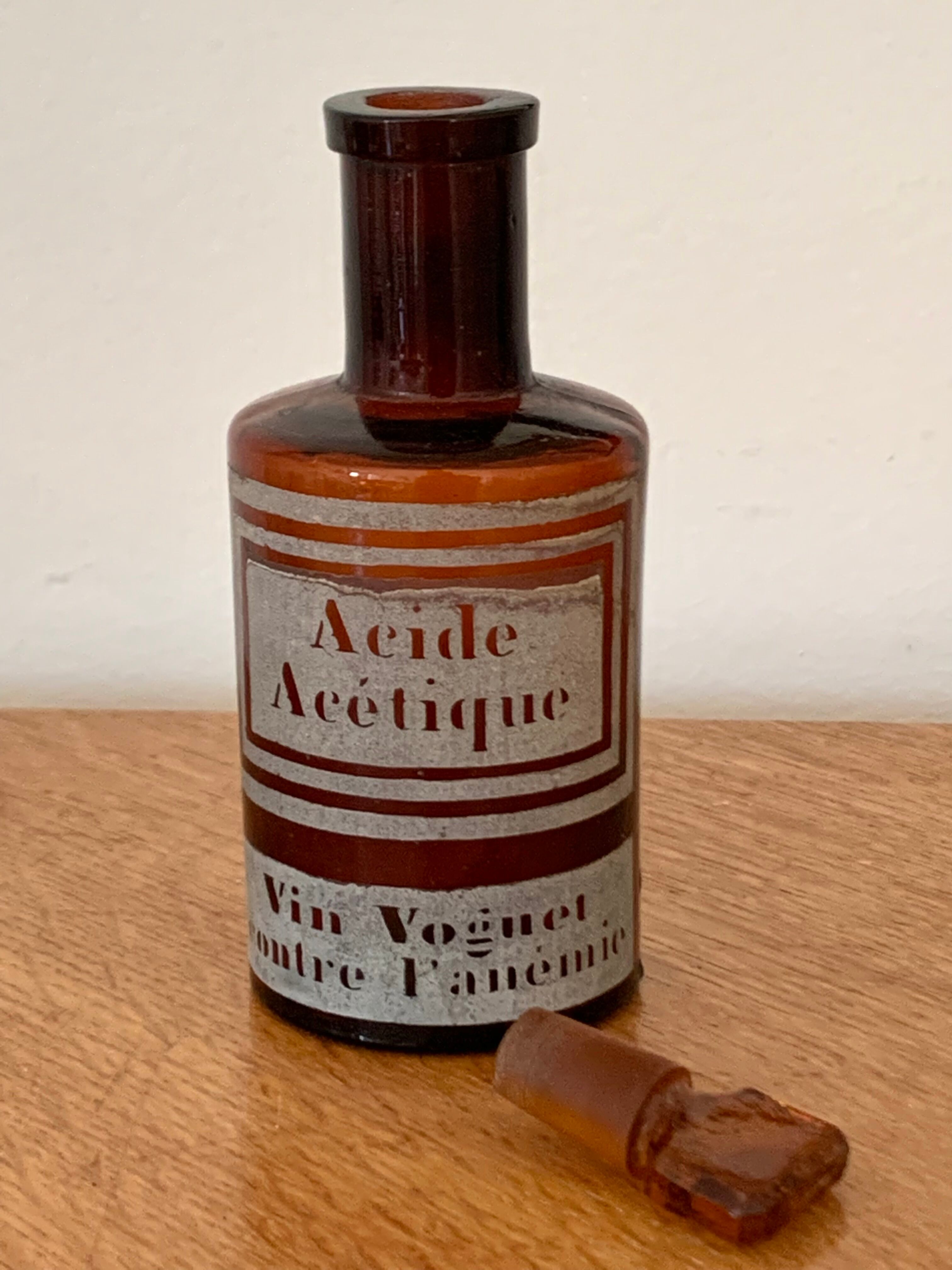 Old pharmacy bottle, apothecary vial